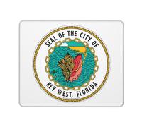 Gaming Mousepad Sealife Of Key West, Florida Wear Resistant Mice Mat Improves Speed And Precision Desk Pad For Office Home Work 25X30Cm