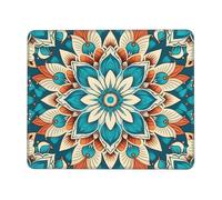 Gaming Mousepad Vintage Mandala Flowers Gaming Mouse Pad Game 25x30cm