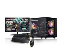 Gaming PC 27" 165Hz Bundle AMD Ryzen 7 5700X Processor Nvidia RTX 3050 6GB Graphics Card - 16GB 3200MHz Ram - 1TB NVMe SSD - 550W PSU - Windows 11 - WiFi - Mini Nem 3 - Asus TUF K1 & M3