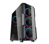 Gaming PC Case Midi Tower ATX ITX M-ATX Acrylic USB 3.0 Black