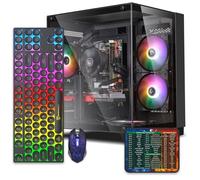 Gaming PC Desktop Computer,Intel Core i7 Desktop,Operating at A Frequency of 3.4GHz,GTX1660Super Graphics Card with 6GB GDDR6 Video Memory,16GB RAM, 512GB SSD,WiFi 5.0,RGB Fan x4