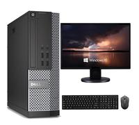 Gaming PC OptiPlex SFF Desktop Computer i7 3770 16GB RAM 256GB SSD + 1TB HDD + GT1030 2GB 22” Refurb TFT + Gaming Keyboard & Mouse Windows 11 Pro (Renewed)