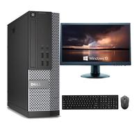Gaming PC OptiPlex SFF Desktop Computer i7 3770 16GB RAM 256GB SSD + 1TB HDD + GT710 2GB 22” New HDMI TFT + Gaming Keyboard & Mouse Windows 11 Pro