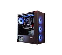 Gaming PC Tower, Intel Core i7-3770, 16GB RAM, GT 730 2GB Graphics, 1TB HDD + 256GB SSD, Windows 11, Black 6 Fan RGB Case - High Performance Setup