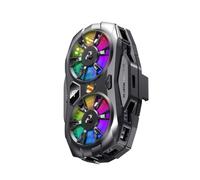 Gaming Phone Cooler with Intelligent Temperature Adjustment and Eye Catching RGB Lights