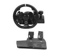 Gaming Racing Steering Wheel 7 in 1, 7 Levels Sensitivity 11in Steering Wheel 270° Steering Rotation USB Gaming Racing Wheel, 10 Independent Control Buttons for PS4, for PS3