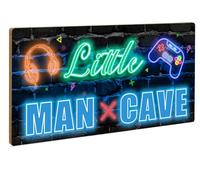 Gaming Room Decor Boys Stuff Kids Game Playroom Decorations Door Signs For Gamer Room Little Man Cave Wall Sign 10x5 Inches