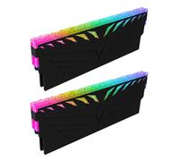 Gaming Setup Memory Cover Shell Pair Featuring ARGB Heatsink Design, Metal Housing for Desktop Case Lighting Appeal Desktop Memory Heatsink Cover Set Argb Metal Diffuser Computer Case Lighting Build