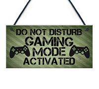 Gaming Sign Do Not Disturb Plaque Gamer Gift Boys Bedroom Decor Gift For Gamer Plaque