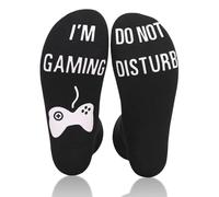 Gaming Socks,Gifts For Teenage Boys Age 9-15 Year Old,Christmas Ideas Presents DO NOT DISTURB,I'M GAMING,Gamer Cool Stuff,Novelty Funny Sock,Best Unusual Fun Birthday Gift for Women Mens Boy (B)