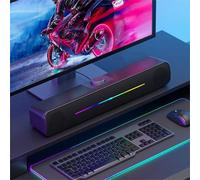 Gaming Soundbar Usb Wired Rgb Speakers For Pc