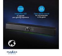 Gaming Speaker Bar USB Powered 3.5mm / Bluetooth 30W RGB LED