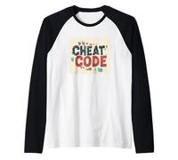 Gaming Statement Costume for Cheat Codes Lovers Raglan Baseball Tee