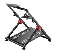 Foldable Steel Gaming Steering Wheel Stand Pedals Holder Adjustable Non Slip UK