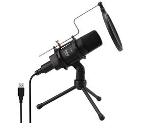 Gaming & Streaming Microphone for PC | Clear Audio, Tripod Stand - MCP200B