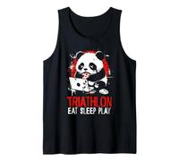 Gaming Triathlon Eat Sleep Play - Funny Video Game Lover Tank Top