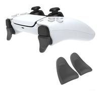 Gaming Trigger Key Extenders For PS5 Controllers, ABS Plastic L2 R2 Button Covers, Lightweight Design For Better Responsiveness, Black Mushroom Type(A)
