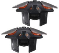 Gaming Trigger Mobile Game Controller 1 Pair Fire Key Burst Shooter Mechanical Black for 4.7-6.5 Inch Cell Phone