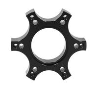 Gaming Wheel Adapter Base, 70mm Steering Wheel Mount Block Racing Riser Block for Thrustmaster T300RS (Black