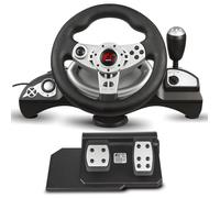 NanoRS RS700 Racing Steering Wheel Gaming Controller Vibration PS3 PS2 USB PC