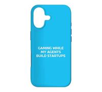 Gaming While My Agents Build Startups Vibe Coders Humor Meme Case for iPhone 17