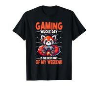 Gaming Whole Day Best Weekend Controller Headphones Gamer T-Shirt