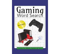 Gaming Word Search Puzzle Book: Word Searches with Easy to Read Print about Gaming, PC, Consoles and more | 6x9 Inches, 110 Pages | 50+ Puzzles | ... | Gift for Vacations, Holidays & Free Time