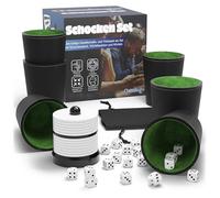 Gamingo Gaming Set: Shock Game, Complete Set, Black & White, 2-6 Players, All Ages
