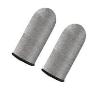 Gamings Finger Protector, Anti Slip Thumb Sleeve, Silver Fiber Cover with Breathable Design, Lightweight Finger Guard for Mobile Games, Soft Sleeve with Stretch Fit, Touchscreen Accessory for Adults