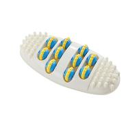 Gamino 1 Pc Four-Row Roller Type Oval-Shape Foot Massager