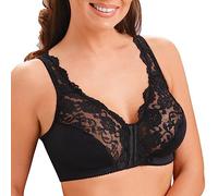 GAMIRA Dotmalls Posture Corrector Bras, Front Hook Sports Stretch Lace Underwear Bra, Plus Size Bras for Women (C,XL)