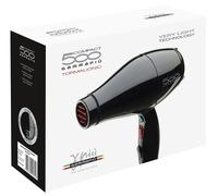Gamma Più Professional Hair Dryer 500 Compact Light. Silent. E.T.C. Technology. Variable Speed. Powerful. Blow Dryer Curly and Straight. Heat Control. Lightweight. Low Noise.W 1800-2000.Italian socket