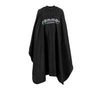 Gamm Black Cutting Cape with Silicone Collar Durable Waterproof Lightweight