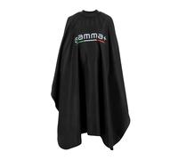 Gamm Black Cutting Cape with Silicone Collar Durable Waterproof Lightweight