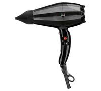 GAMM Ionic Professional Hairdyer G-TRONIC Dual Ionic 2500 with Ion Generator ON-Off Switch, Ultra-Light Blow Dryer (390 gr), Digital Motor, Silent (Black)