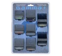 Gamma Più Clipper Guards Double Magnetic Professional 8-Piece Black