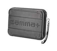 Gamma+ Travel Case for Hair Clippers, Trimmers, and Razors | Barber Tool Organizer | Waterproof | Shockproof | Lightweight | Compact Size | Hard Shell | Black
