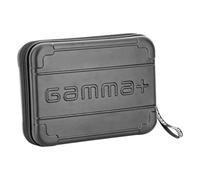 GAMMA+ Travel Case for Hair Clippers, Trimmers, and Razors | Barber Tool Organizer | Waterproof | Shockproof | Lightweight | Compact Size | Hard Shell | Black