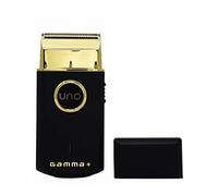 GAMMA+ Uno Mini-Sized Travel Cordless Mens Single Foil Shaver, Micro-USB Rechargeable for Shorter Facial Stubble, Black