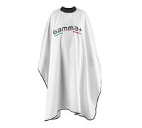 Gamm White Cutting Cape with Silicone Collar Waterproof Lightweight Breathable