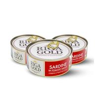 Gamma-A - Atlantic Sardines in Tomato Sauce 240g | Premium Canned Fish | High-Protein & Omega-3 Rich Seafood (3 Pack)