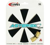 Gamma Asterisk Spin 16G Tennis String, Natural