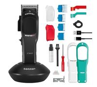Gamma+ BoostedUP Professional Clipper with Enhanced Performance, Men’s Hair Clipper with Adjustable Blade & Rotary Motor, 120 Min Cordless Runtime, 3 Covers, 4 Guide Combs, USB Type-C Cable