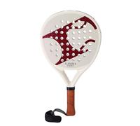 GAMMA Brooks Padel Racquet - Round Shape for Beginner to Intermediate Players, Soft EVA Core with Fiberglass Surface, Head Heavy Balance for Power & Control, Includes Racquet Bag