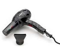Gamma Più Professional Hair Dryer Italian. 100% Made in Italy. Hair Dryer. Lightweight. Silent. Powerful. Blow Dryer with Ergonomic Handle. Adjustable Speed. Heat Control. W 1700-2000. Italian socket