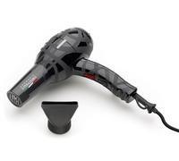 Gamm L'Italiano Hairdryer Professional Salon Styling Black 2000W Free Diffuser