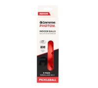 Gamma Photon Indoor Pickleballs, 26 Holes for Precise Indoor Flight, USAPA Approved Pickle Ball for Tournament Play, High Visibility, Durable, Consistent Bounce, Red