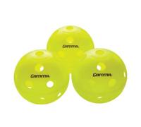 Gamma Photon Indoor Pickleballs Pack of 3, USAPA Approved, High-Visibility, Durable and Ultra-Balanced