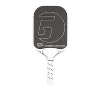 Gamma Pickleball RCF Airbender 22, Raw Carbon Fiber Pickleball Paddle, Customizable Weight System and Aerodynamic Open Throat with Shock Absorbing Gel Insert, Thick Paddle, 22mm Honeycomb Core