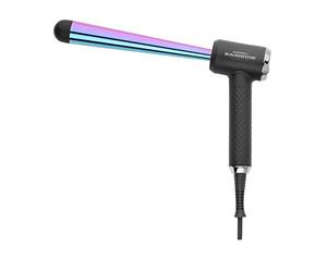 Gamma Più Professional Curling Tong Iron Korner XL Rainbow. Wide and Narrow Waves. Long Motion Blur. 3 Adjustable Temperatures. Rapid Heating. High Performance. Auto Power Off. Italian socket
